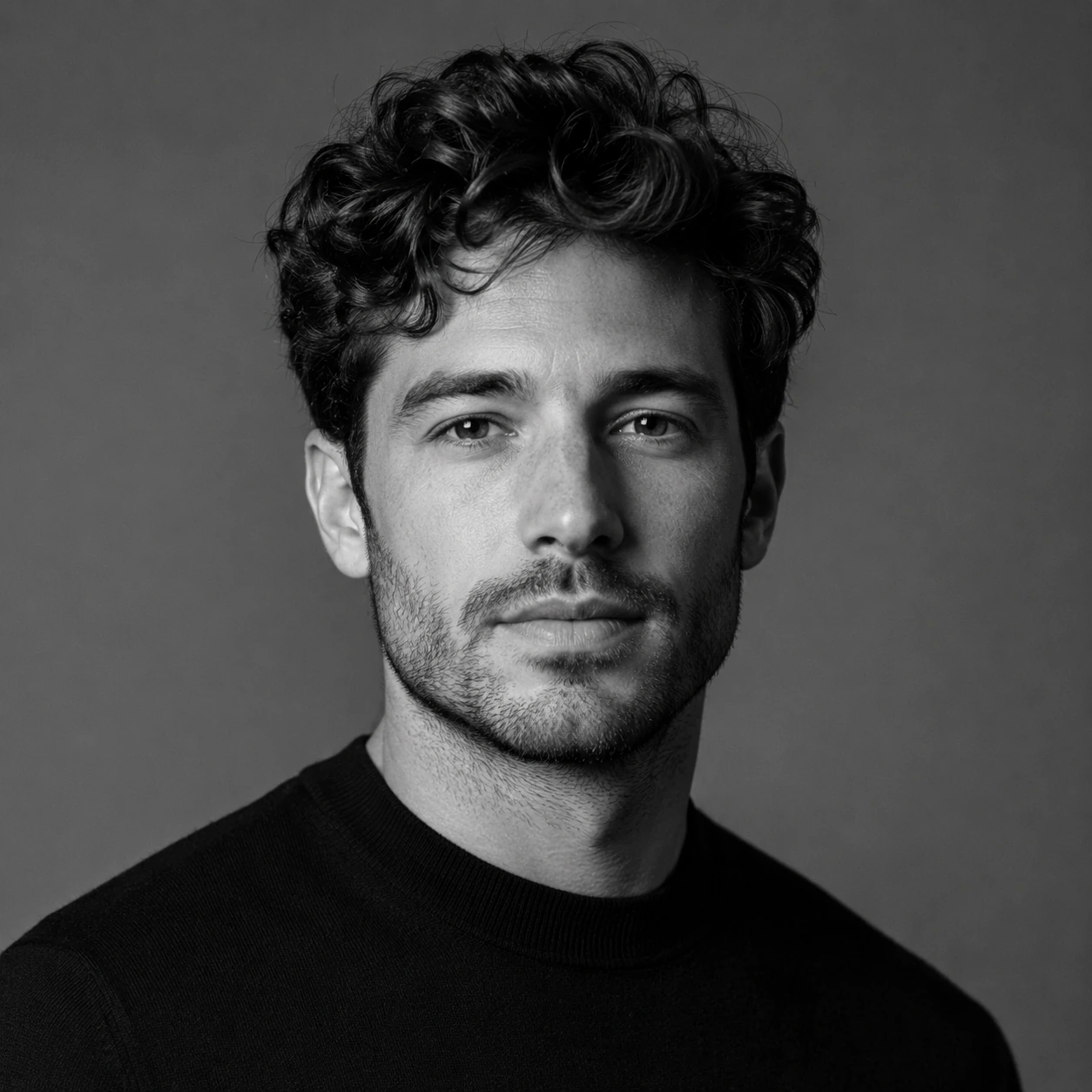 Monochrome portrait placeholder for Julien, Director